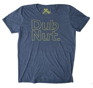 Image of Dub Nut. Yellow/Heather Navy