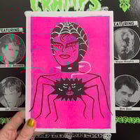 Image 1 of SPIDER BABY A5 RISOGRAPH PRINT