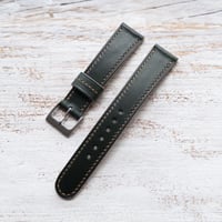 Image 2 of 18mm Dark Green Horween Chromexcel