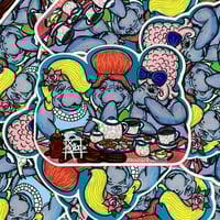 “Spilling the mana-tea” matte 3” vinyl sticker 