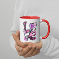 Image 4 of Love Dental worker Mug with Color Inside