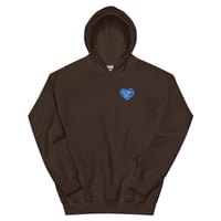 Image 7 of HOT GIRLS HAVE HEART HOODIE - BLUE