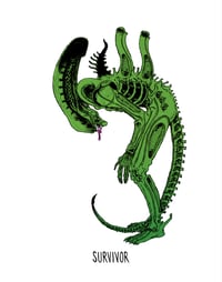 Image 2 of "SURVIVOR" Alien Day Print