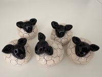 Image 3 of Dafad Serameg fach - Small Ceramic Sheep 
