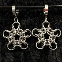 Image 1 of Silver Star Earrings