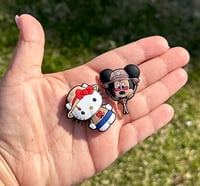 Hello Benita & Benito Mickey croc charms 