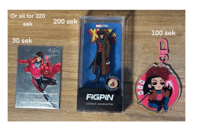 Image of Gambit merch 
