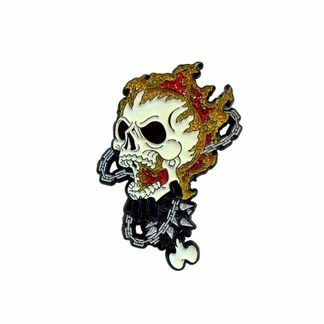 Hold Your Head Up Pin - Ghost Rider