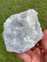 Image 8 of UV Calcite With Druzy Quartz Specimen #1552
