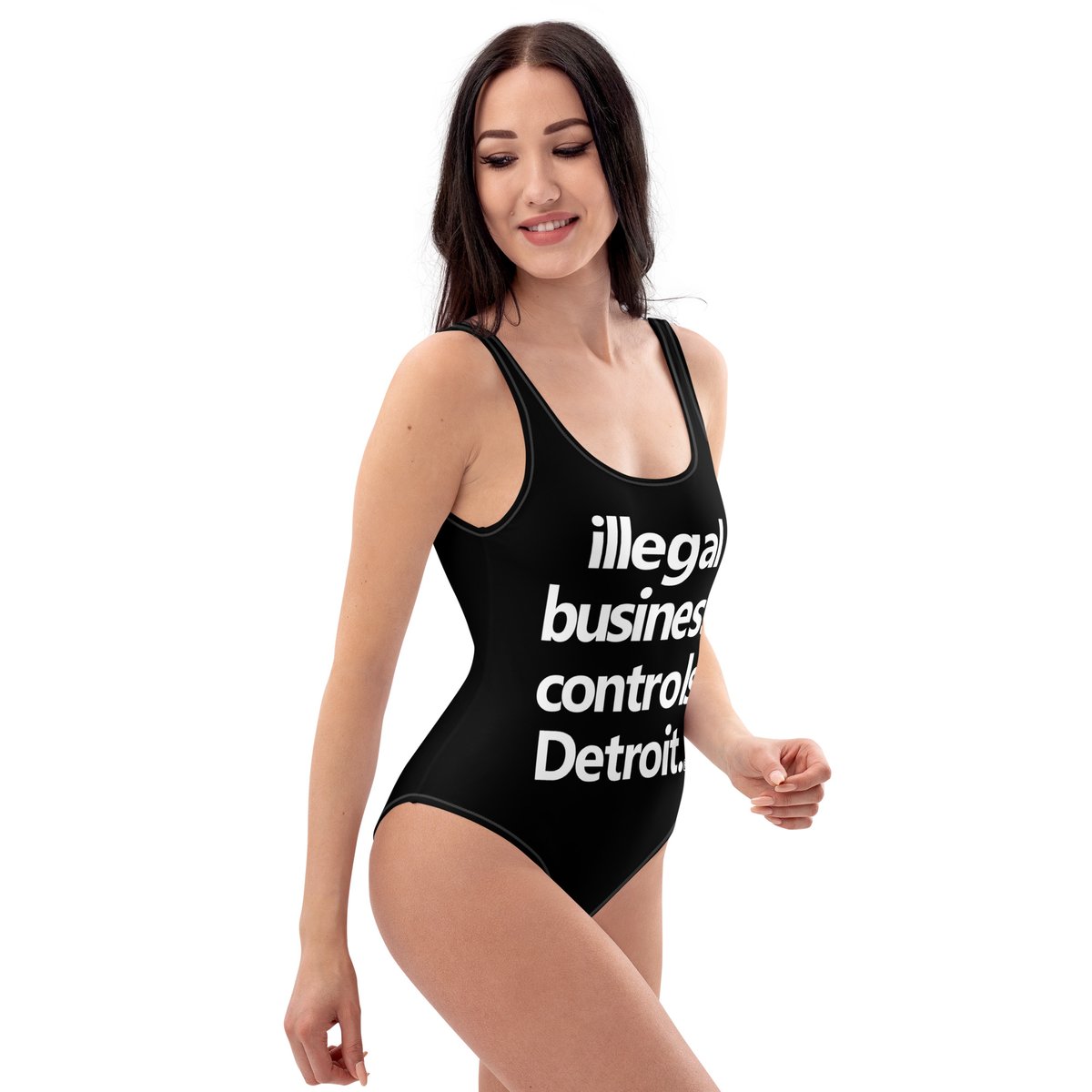 Image of Illegal Business Controls Detroit Swimsuit