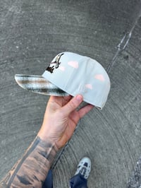 Image 2 of  PLAID BRIM  PARTLY CLOUDY MULTI TONE ST LOUIS CARDINALS CUSTOM FITTED CAP