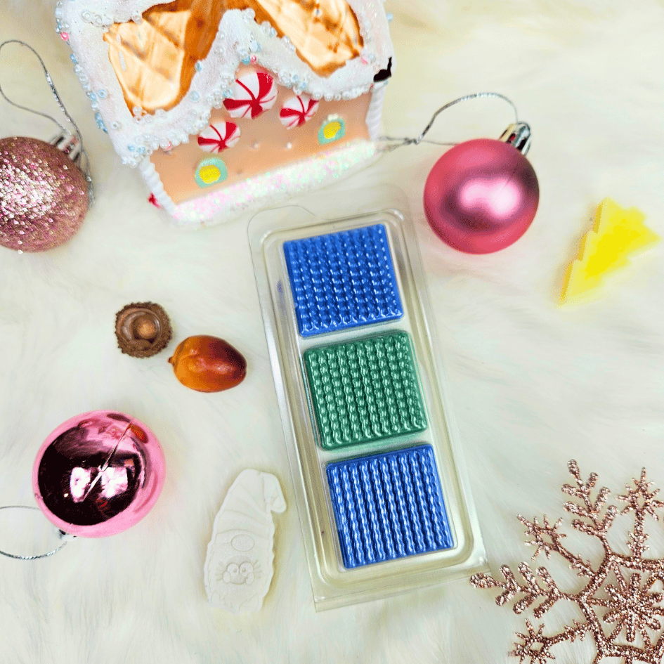 Image of Cosy Knit Clamshell Christmas Snapbar Wax Melts 