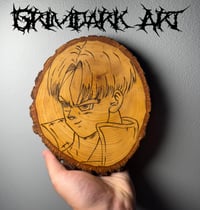 Woodburned Trunks Portrait
