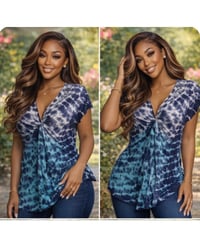 Image 1 of New Large Inc Bedazzled Top #589*6