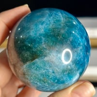 Image 3 of Blue Apatite Sphere (30A)