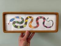 Image 1 of Rainbow Snake 2 (framed)