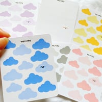 Image 2 of Blob cloud stickers