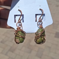 Image 1 of Unakite Earrings