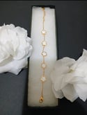 White Clover Flower Bracelet