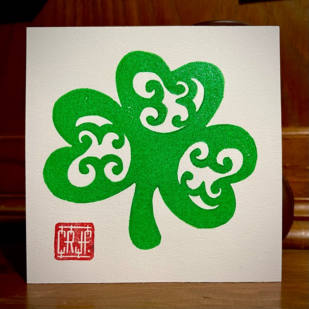 Image of 33 Shamrock mini print