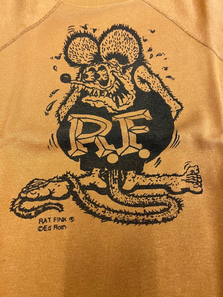 Image of RARE Rat Fink Ed Roth Monster sweatshirt 