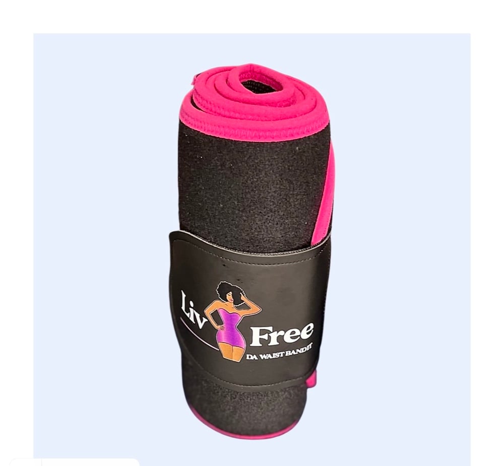 Image of Da Waist Trimmer Belt (Pink)