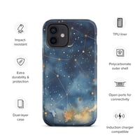 Image 11 of Celestial Constellation Night Sky Stars and Clouds Painting Tough Case for iPhone®