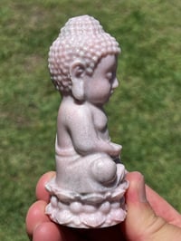 Image 7 of Pink Opal Baby Buddha Carving #2568