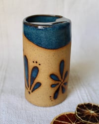 Image 3 of 'Florecita Azul' Travel Tumbler