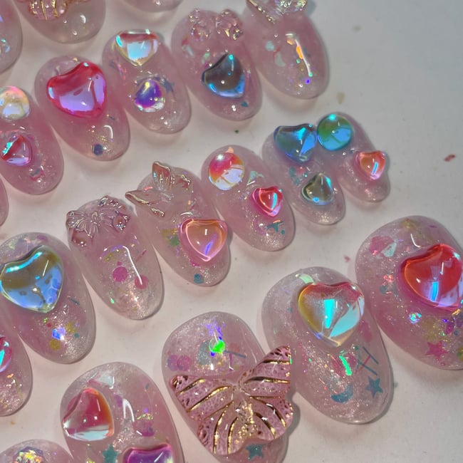 "Faerie Dust" Short Round, 24pcs