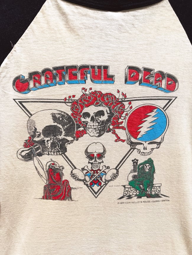 Grateful Dead 1979 Long Strange Trip Ringer Shirt - Fits SM