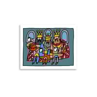 Reyecitos del Café Art Print