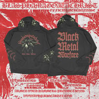 Image 6 of Blasphamagoatachrist - Black Metal Warfare Hoodies