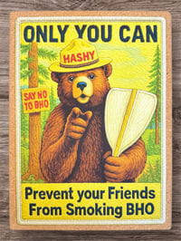 Stitched Hashy The Bear