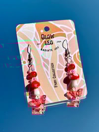 Image 4 of Red Toadstool Earrings