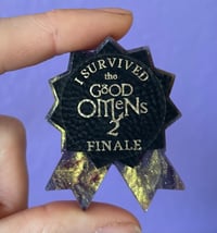 Image 3 of “I survived Good Omens 2” Pin