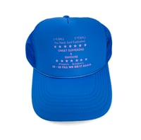 Image 1 of You Just Eyeballed Trucker Hat- Blue