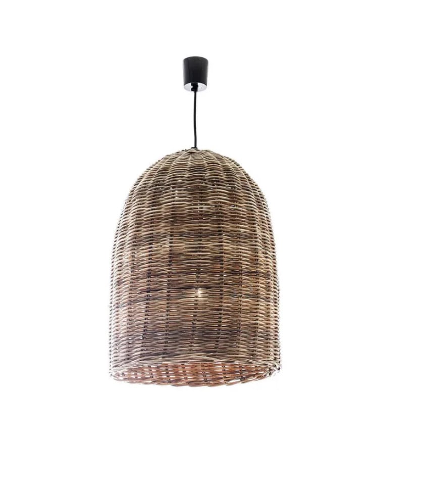 Image of Rattan Bell Pendant