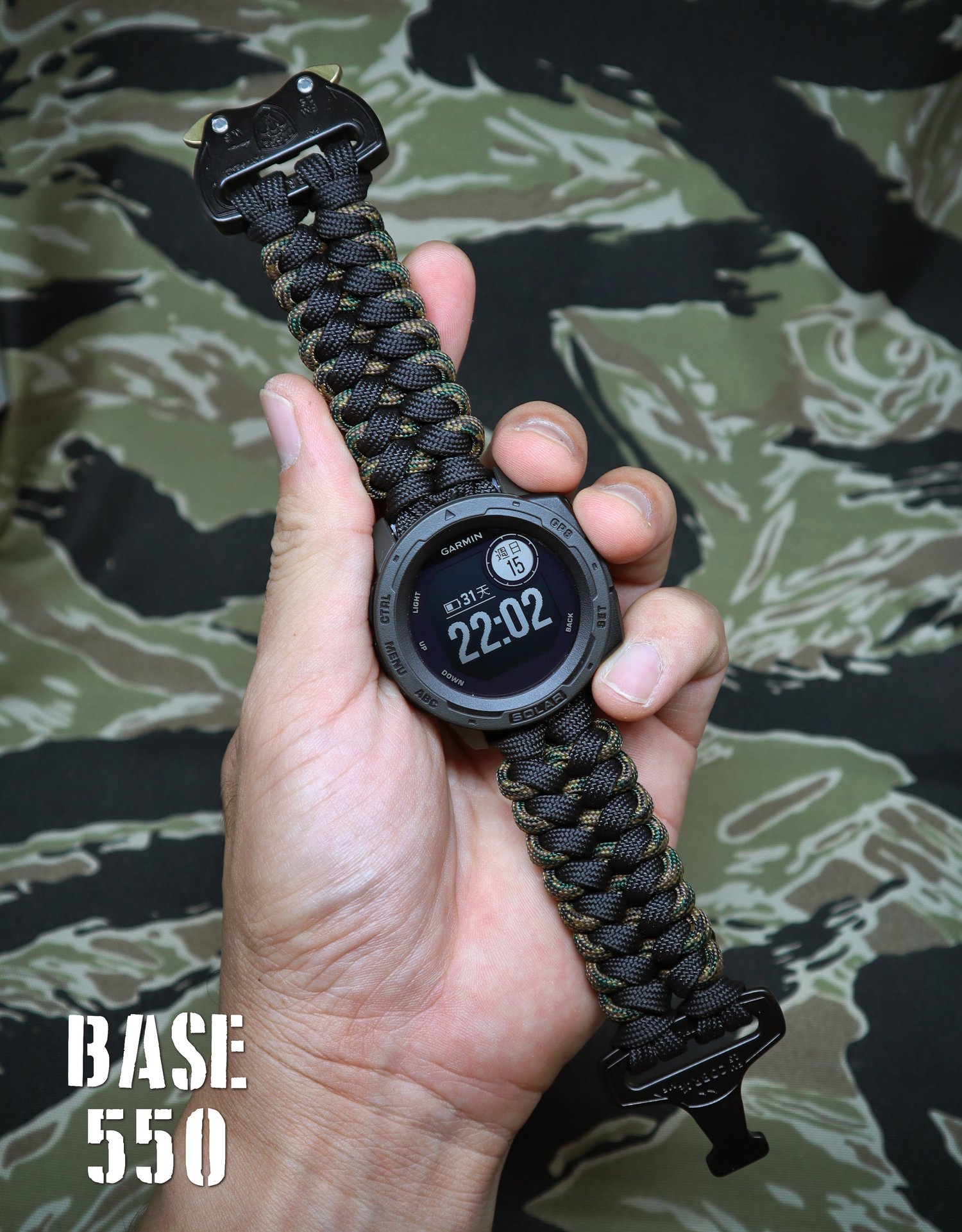 Paracord Watchband w/ Austrialpin Cobra Buckle