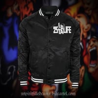 Image 2 of 25 TA LIFE (EMBROIDERED VARSITY JACKET)