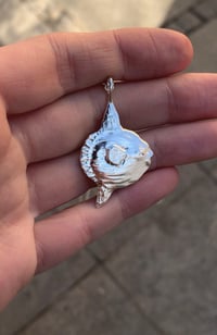 Image 2 of mola mola silver necklace preorder 🖤
