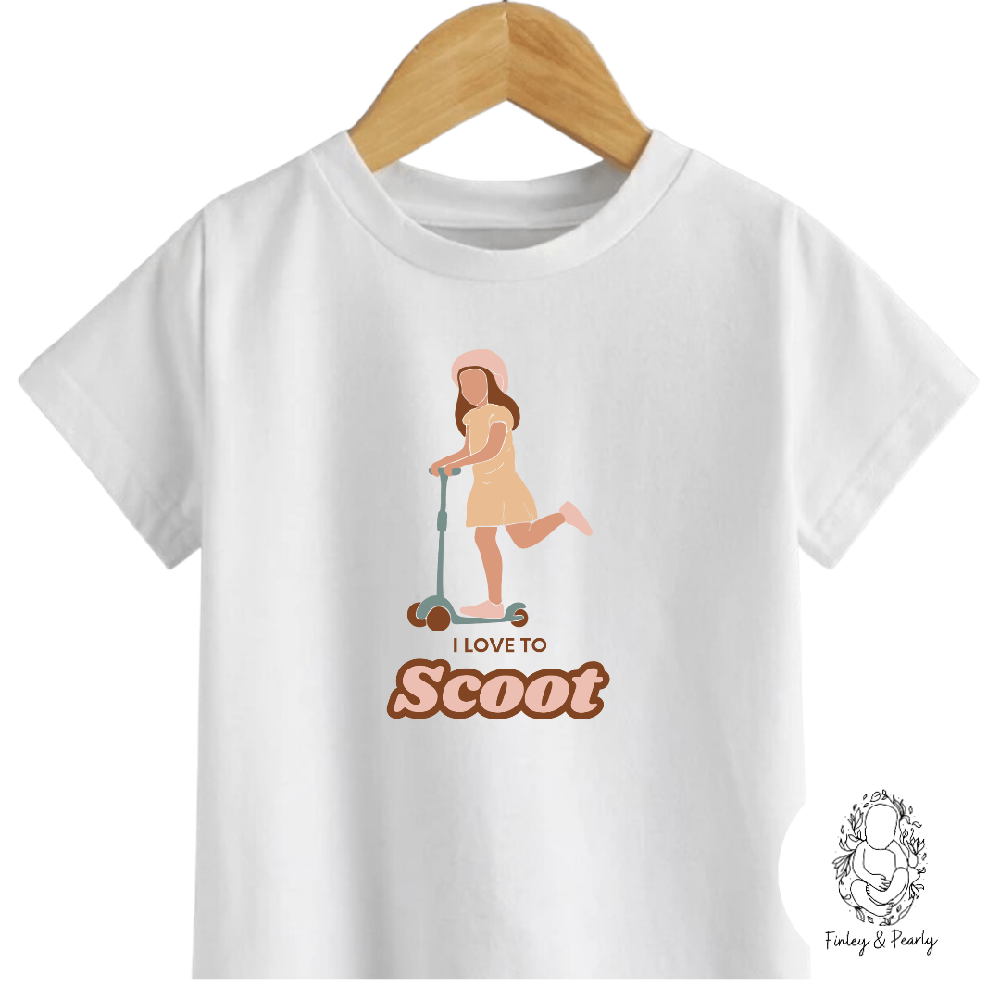 T-SHIRT: I Love To Scoot