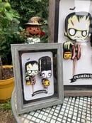 Image 3 of "Frankenstein's Halloween" Shadow Box