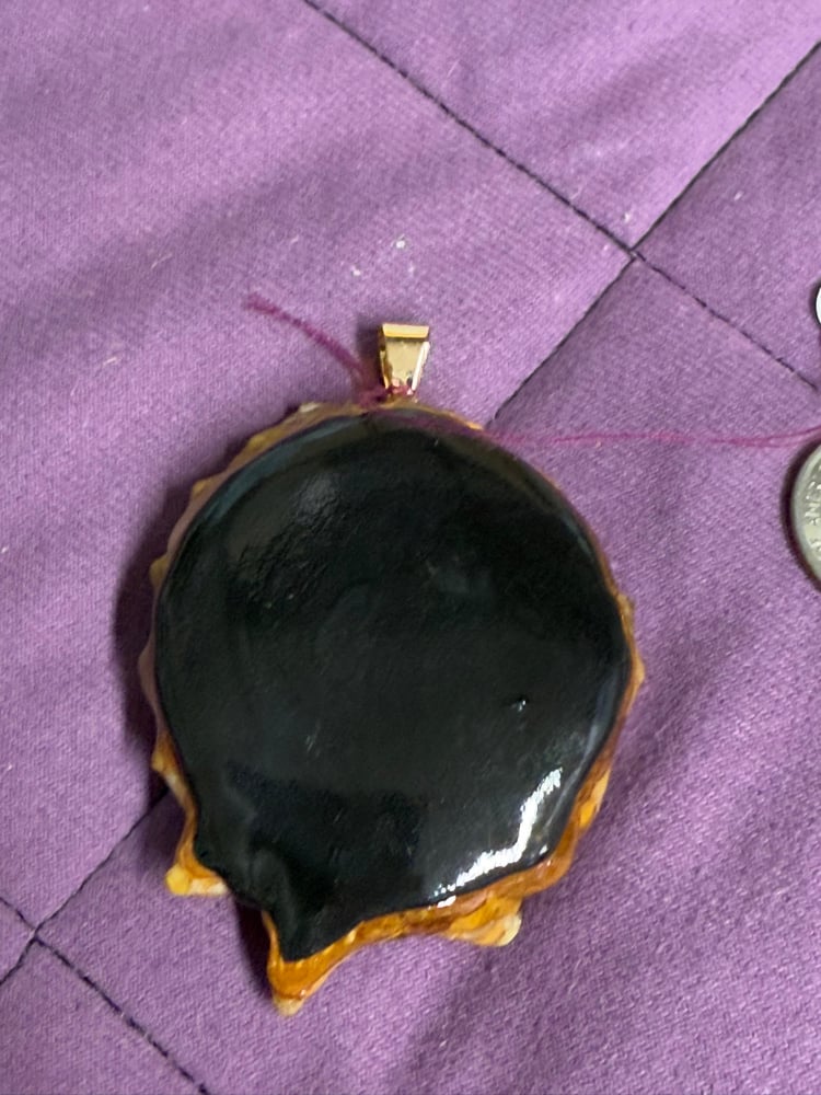 Image of Pickle Rick Pinecone Charm | Handmade PNW Resin Jewelry | #91