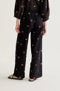 Image 5 of PANTALON EST BLACK GARDENER FLOWERS