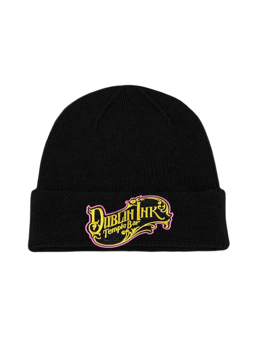 Dublin Ink Beanie Hat Black Dublin Ink