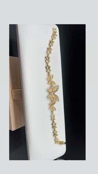 Image 3 of GOLD DIQMOND BUTTERFLY BRACELET 