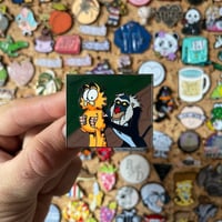 Image 2 of Circle Of Lasagne, Hard Enamel Pin 