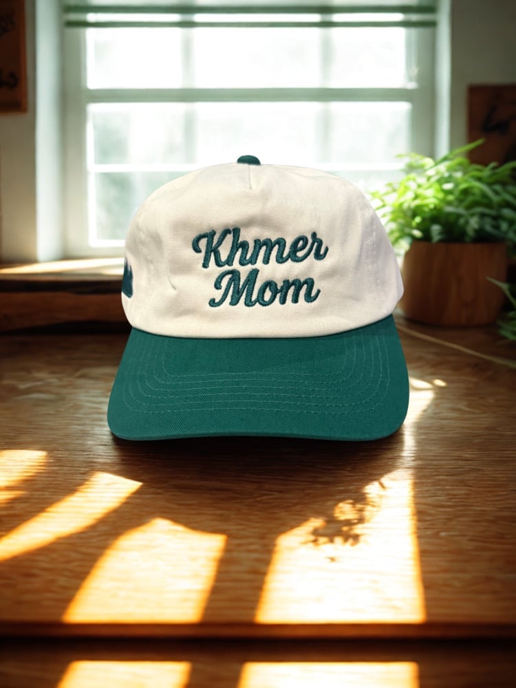 Image of Khmer Mom Forest Green / Cream Cap