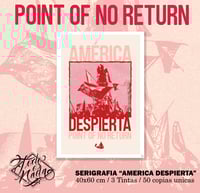 Image 1 of AMÉRICA RESISTE - SCREENPRINT PÓSTER 50x70 cm